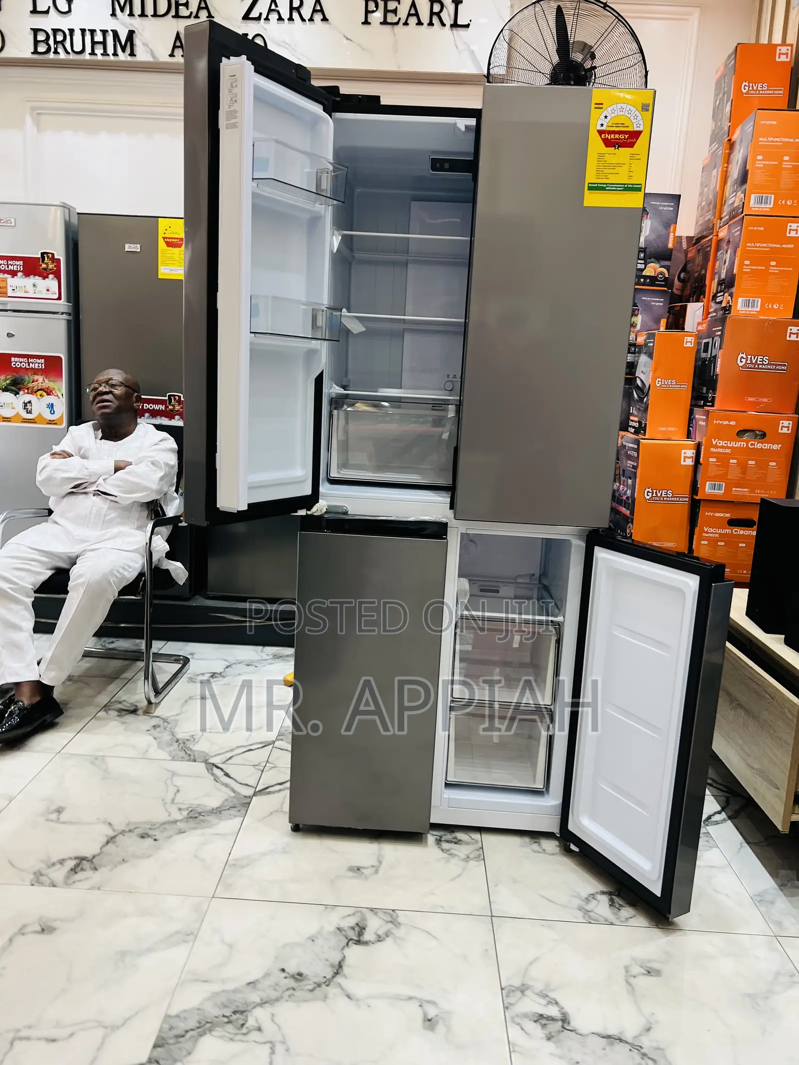 Fresh in Box Nasco Nasf-400fdr1 Side by Side Electric Refrigerator 
