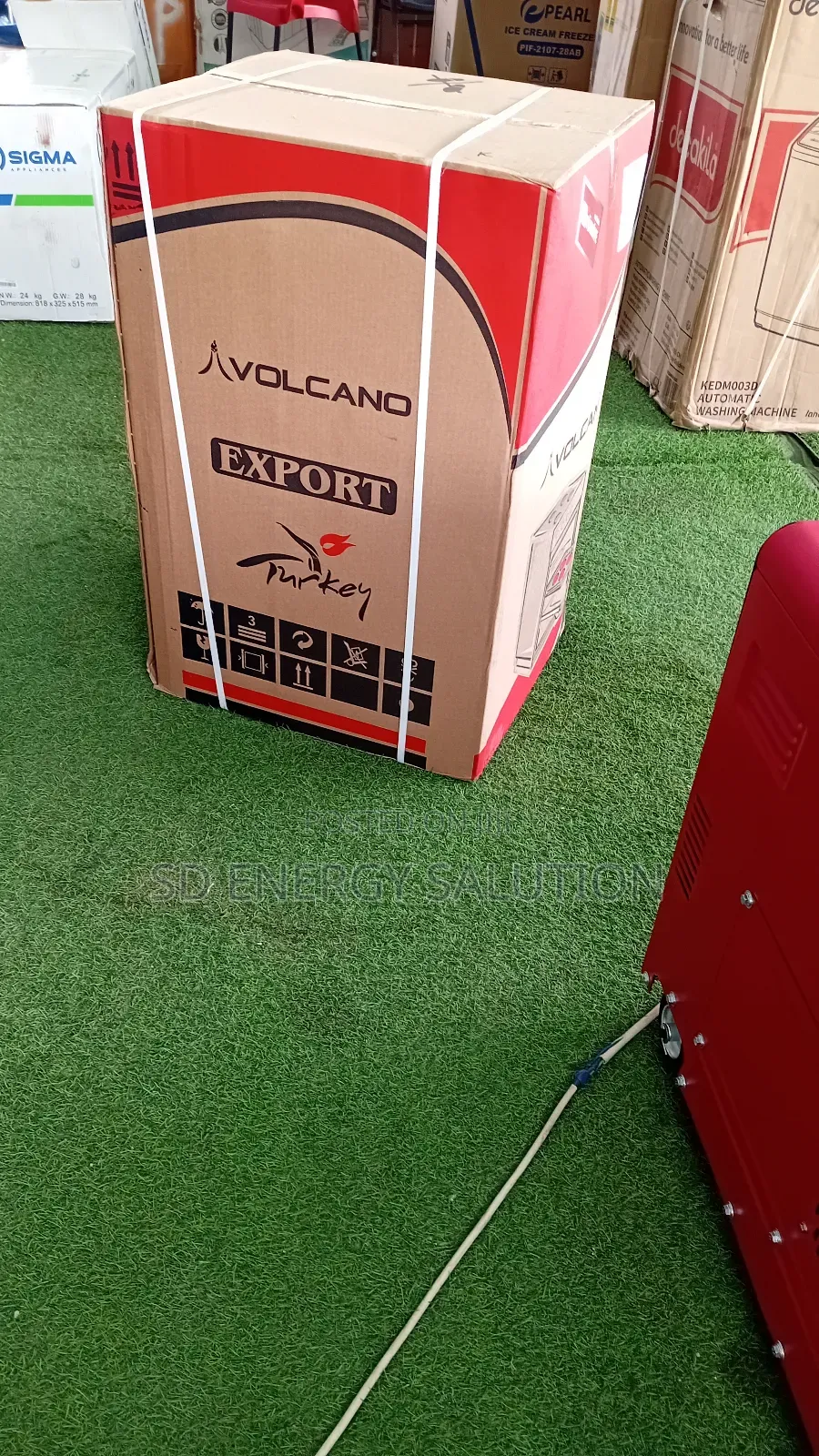 The Mighty Volcano 50×50 Gas Cooker