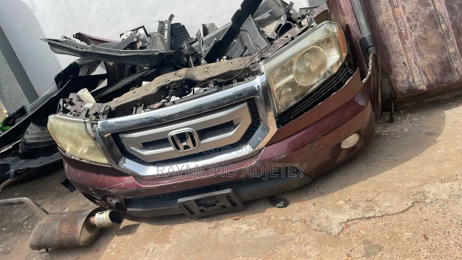 Pilot 2009-2015 Front Cut, Bumper, Suspension, Control Boards, Lights