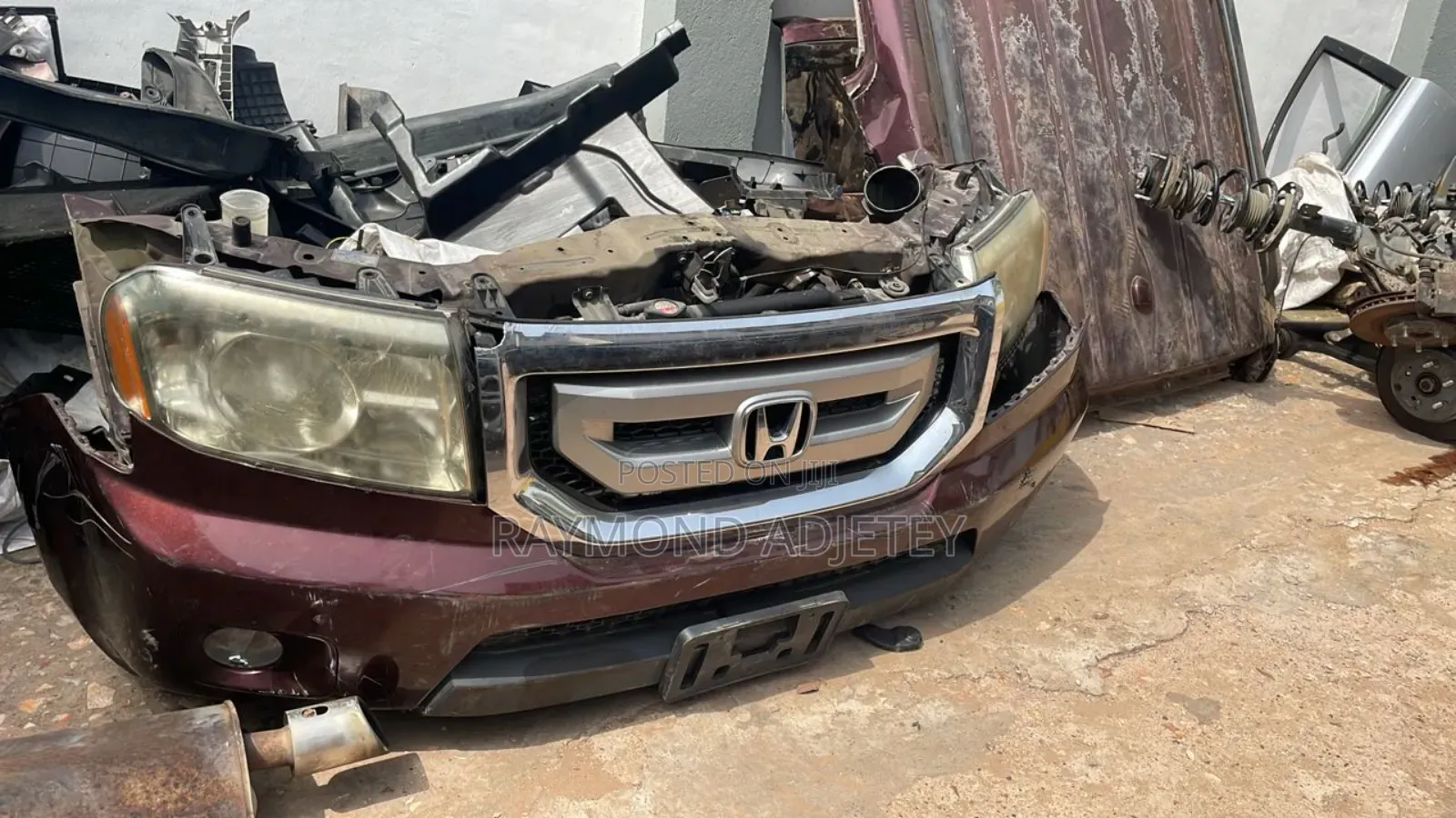 Pilot 2009-2015 Front Cut, Bumper, Suspension, Control Boards, Lights