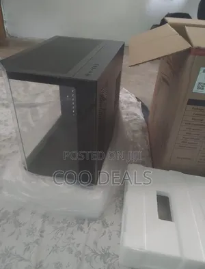 Acrylic Plexiglass Stylish Gaming PC Case 7 ARGB Fan + Remote