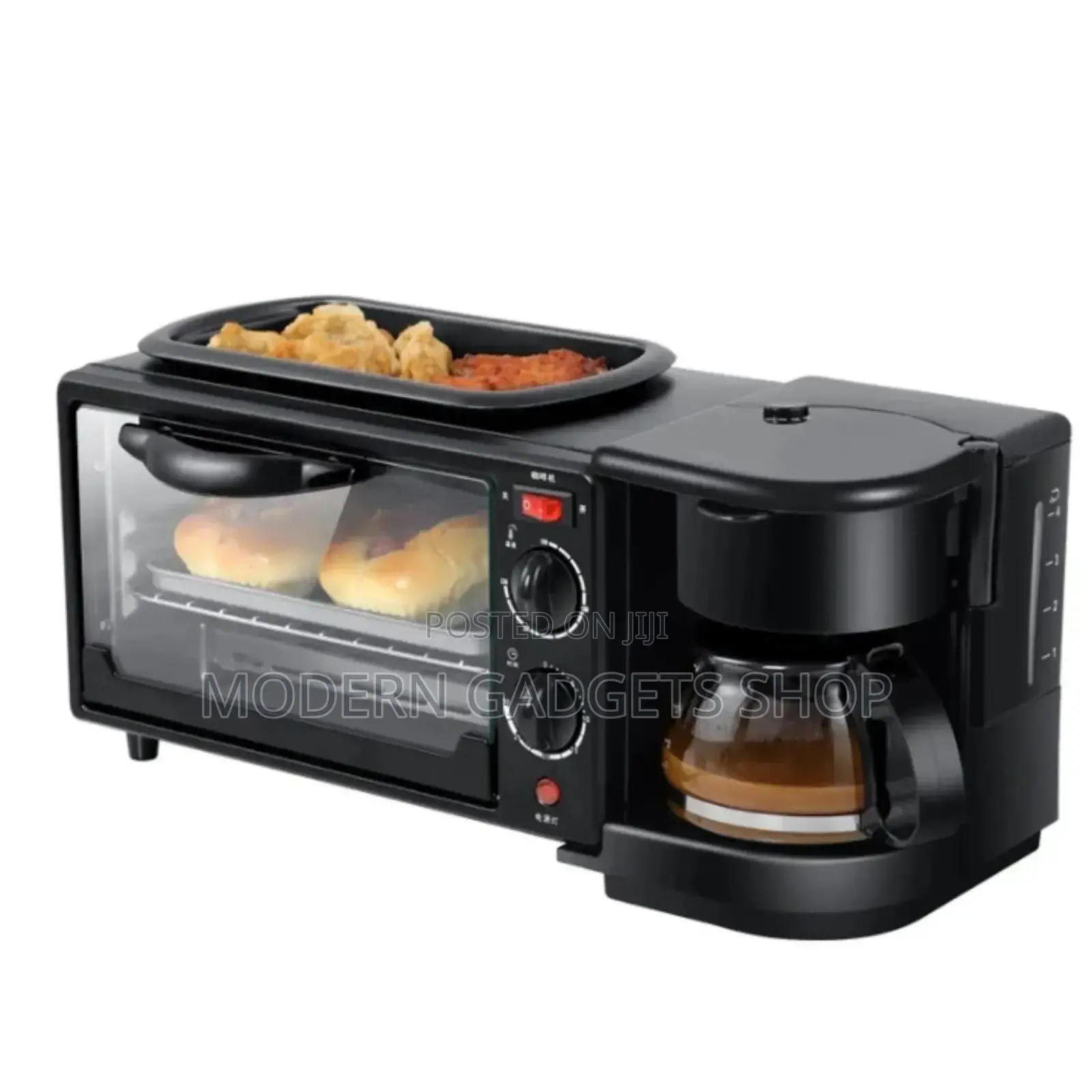 Oven + Frying Pan + Coffee Maker