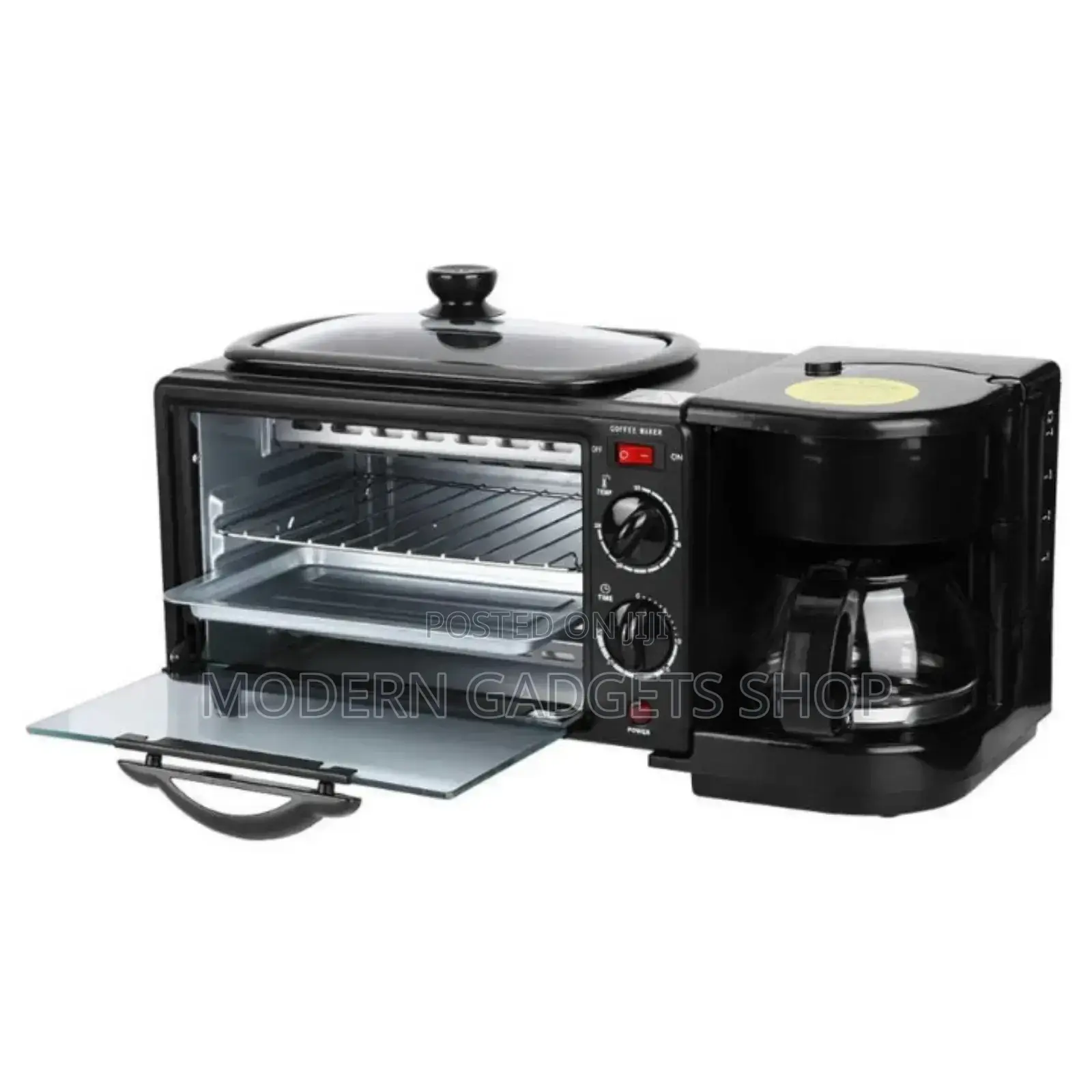 Oven + Frying Pan + Coffee Maker
