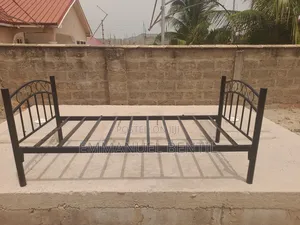 Single Metal Bed - Black