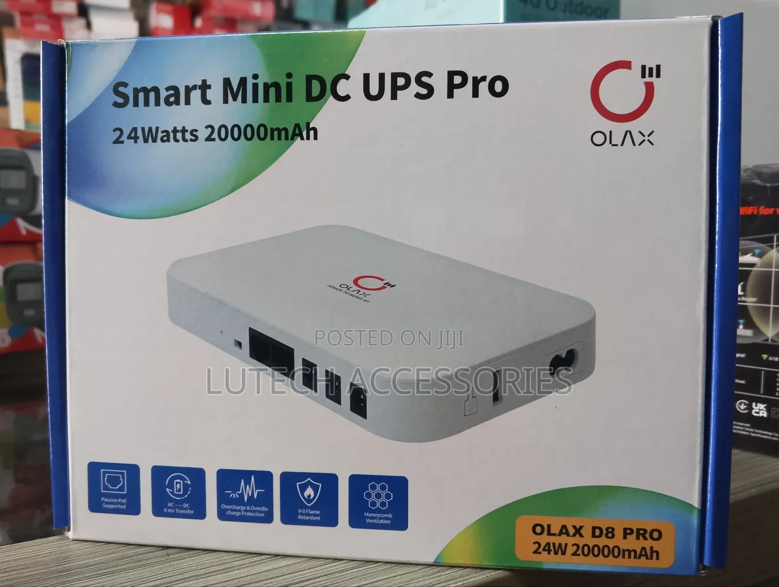 Olax Smart Mini Ups Pro 24w, 20000mah