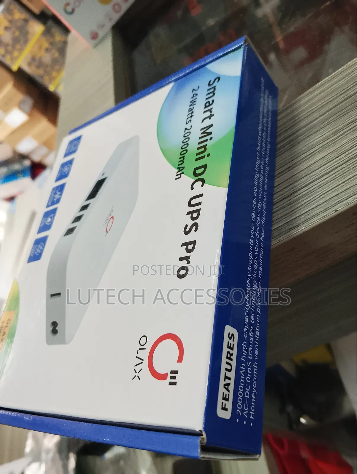 Olax Smart Mini Ups Pro 24w, 20000mah