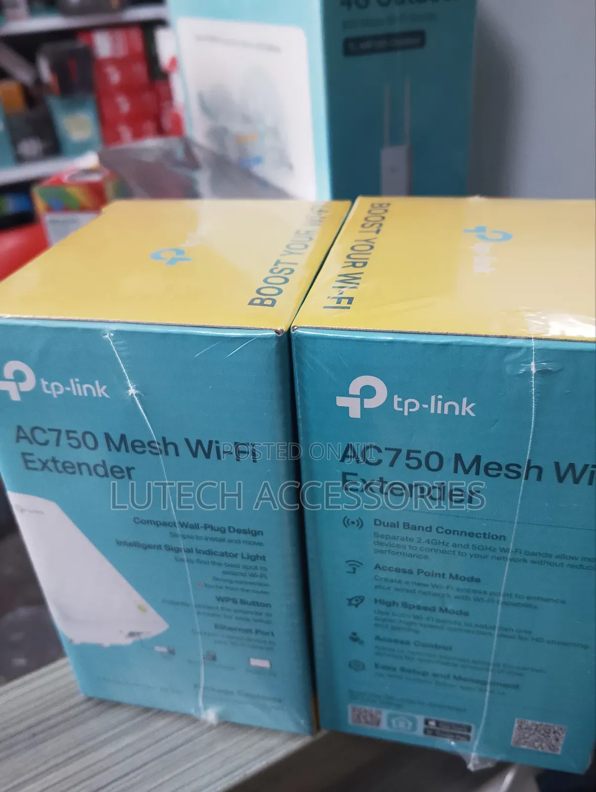 Tp Link Mesh Wi-Fi Extender Dual Band (Re200)