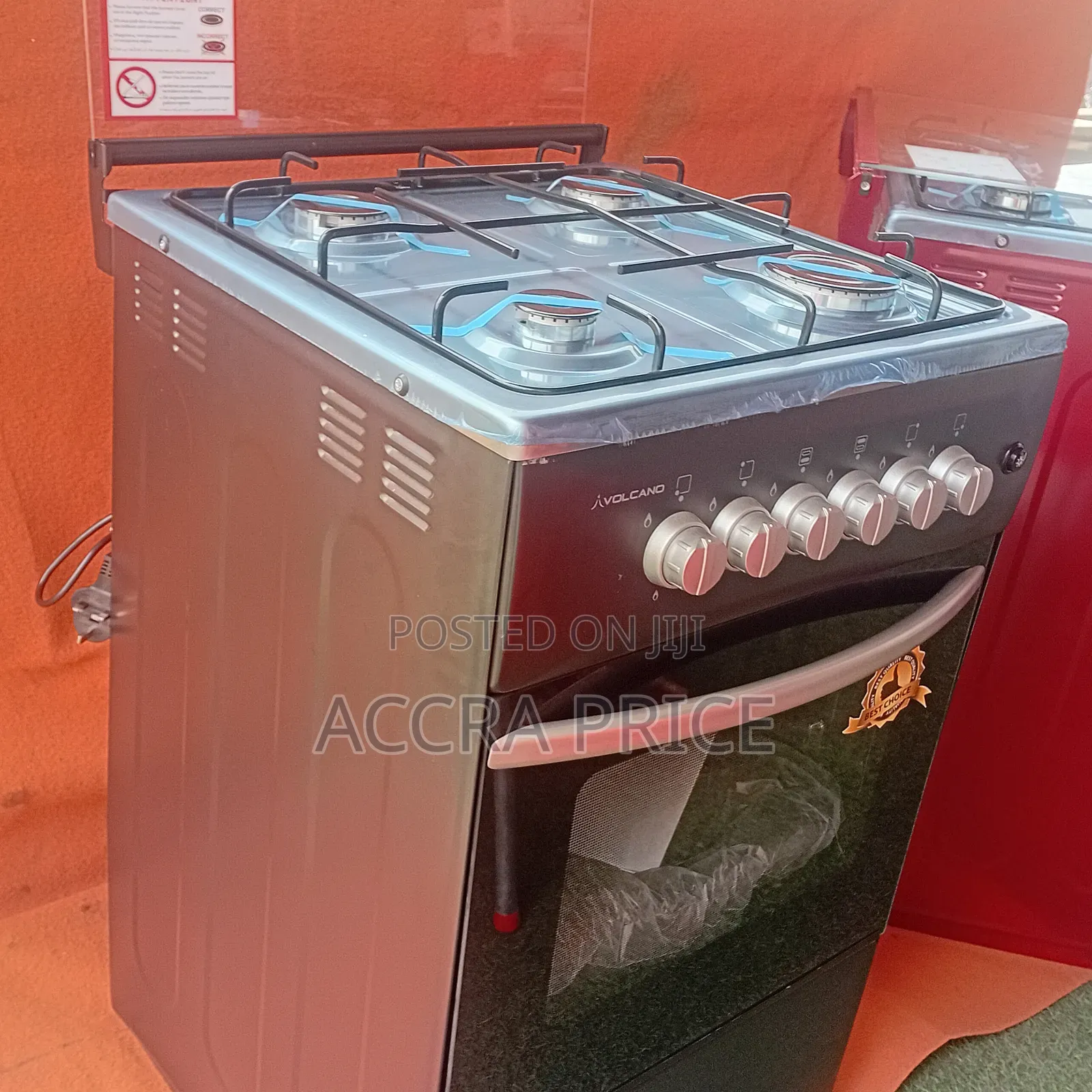 Jiffy Cooking Gas Burner 50/50 Volcano Gas Burner