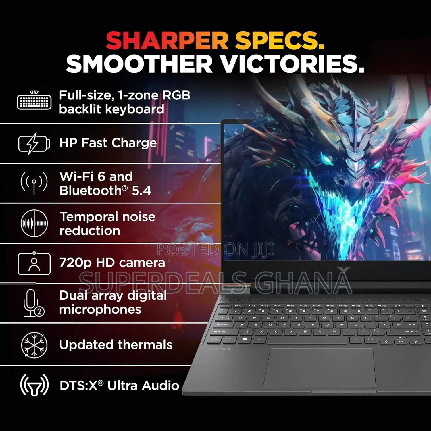 New Laptop HP Victus 15 24GB Intel Core i7 SSD 1T