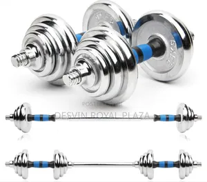25kg Dumbbell/Dumbell ( Convertible to Long Bar )