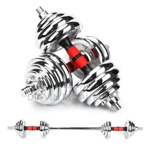 Dumbbell 30kg Dumbbell/Dumbell ( Convertible to Long Bar )