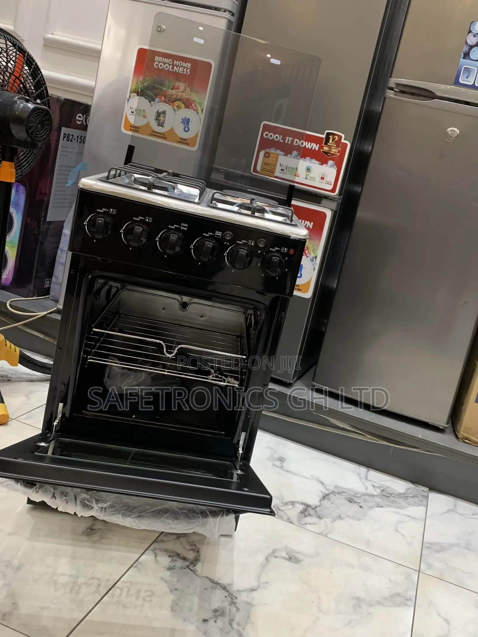Buy Original Black Ailyons 3 Gas 1 Electric Oven Grill Cooker