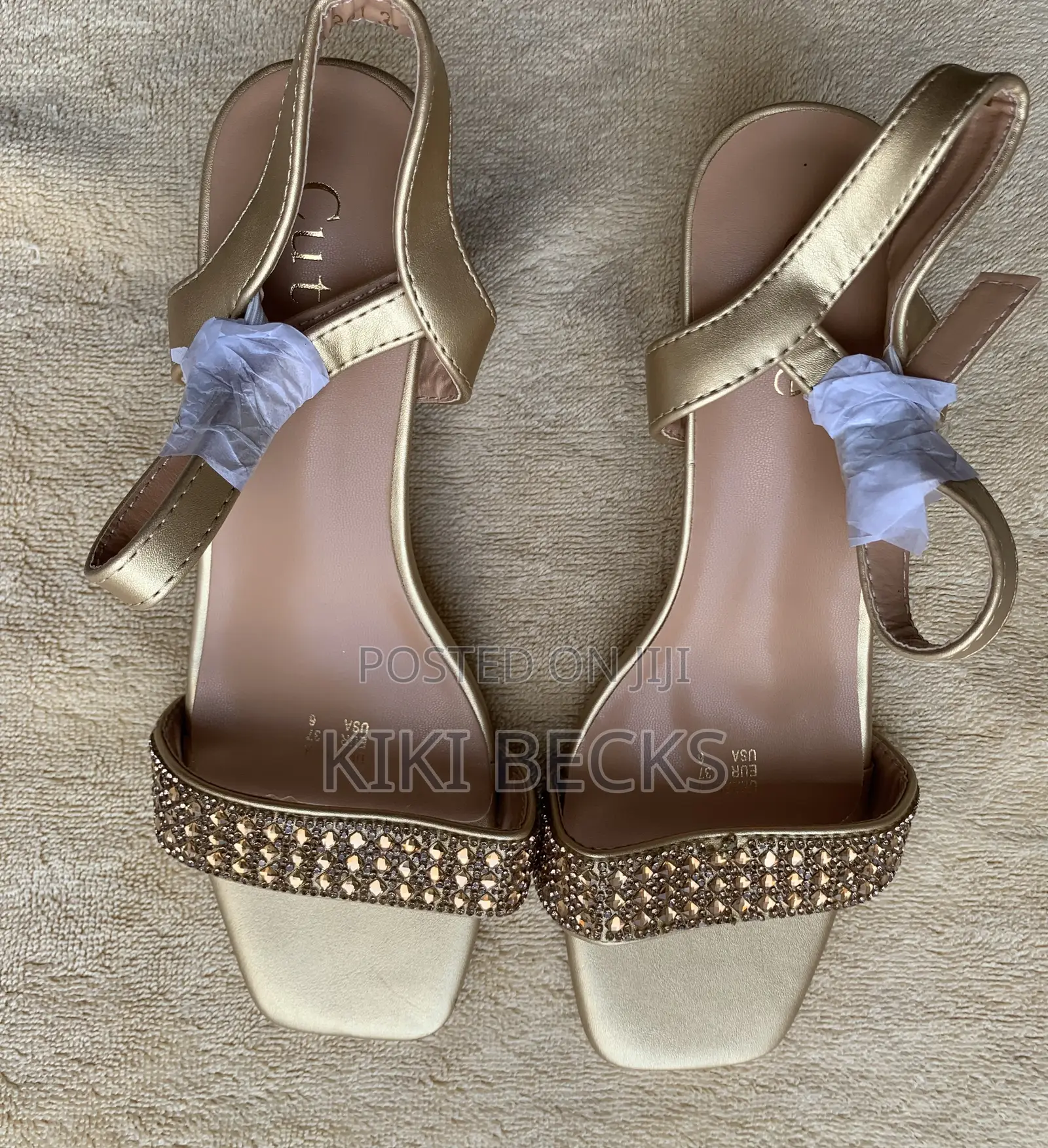 Silver and Gold Ladies Heel