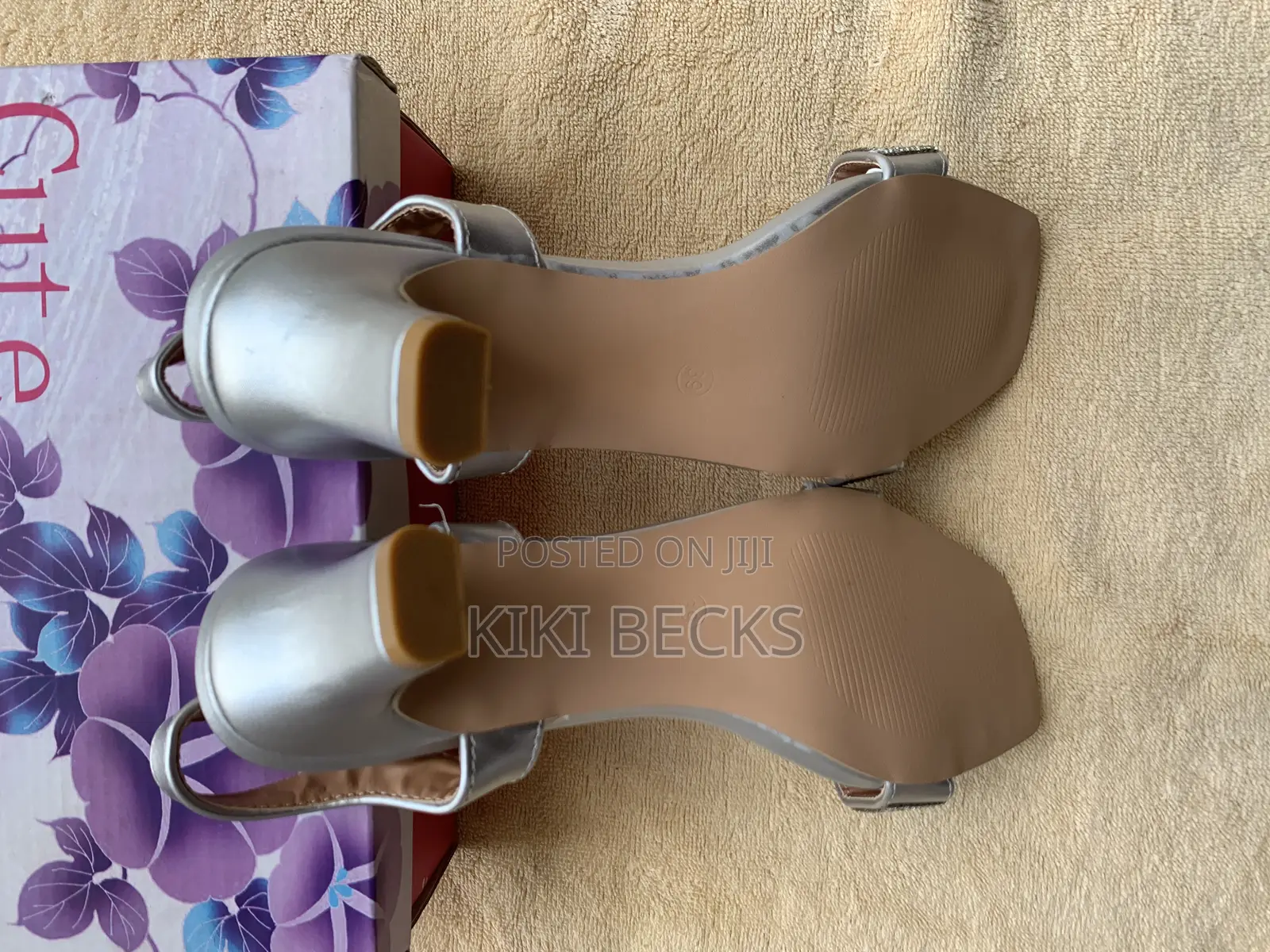 Silver and Gold Ladies Heel