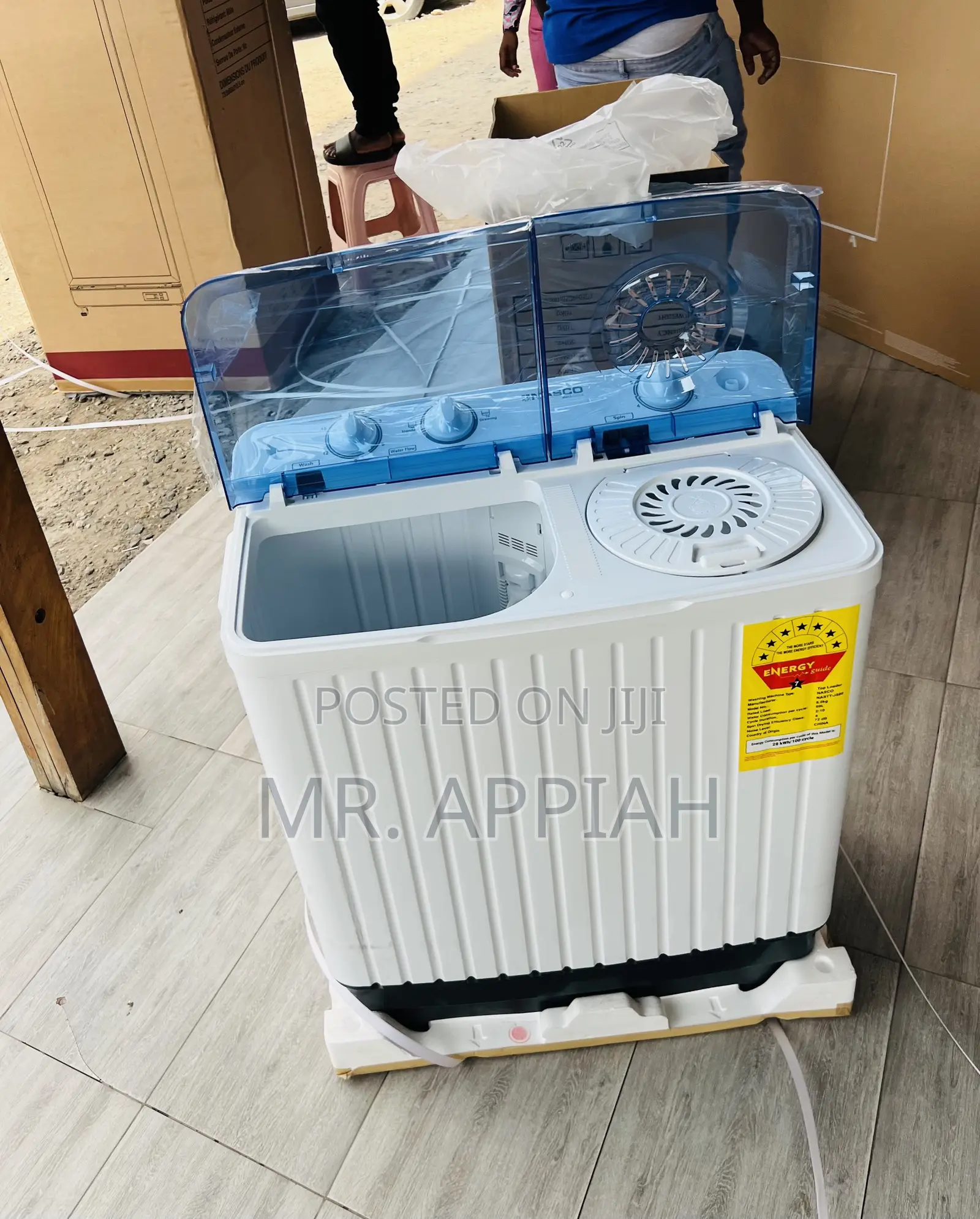 Shop Nasco 8kg Semi-Auto Full Hd Washing Machine(Nastt-Js80)White 