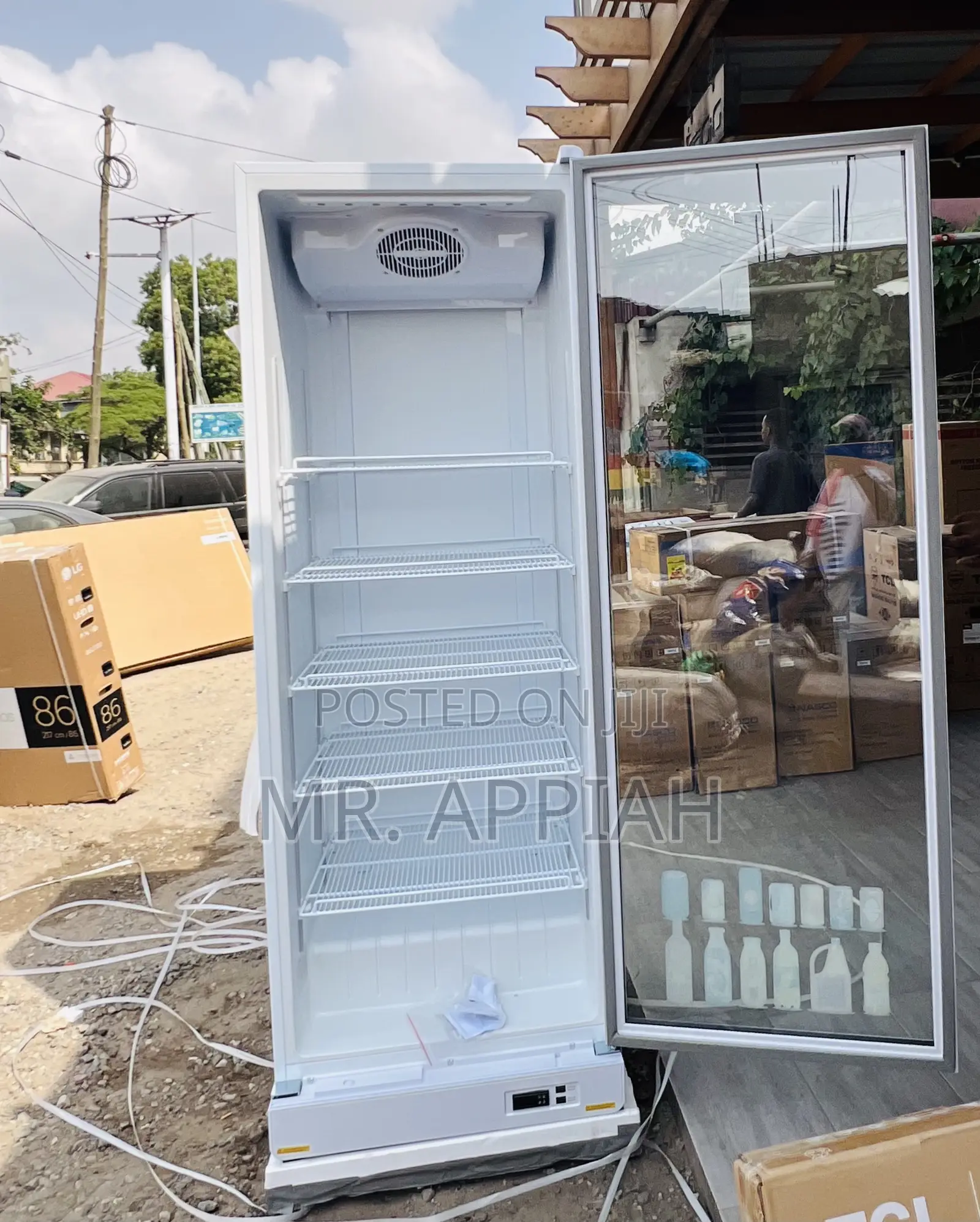 Quality 519liters Single Door Display Fridge(Zara-600dfg)White 