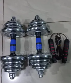 Dumbbell 25kg With Skipping Rope