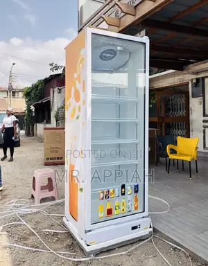 Quiet Operating Zara-600dfg Single Door Display Refrigerator 