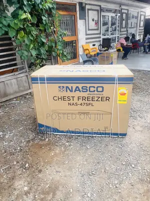 Affordable Nasco Nas475fl 400liters Single Door Chest Freezer(Gray) 