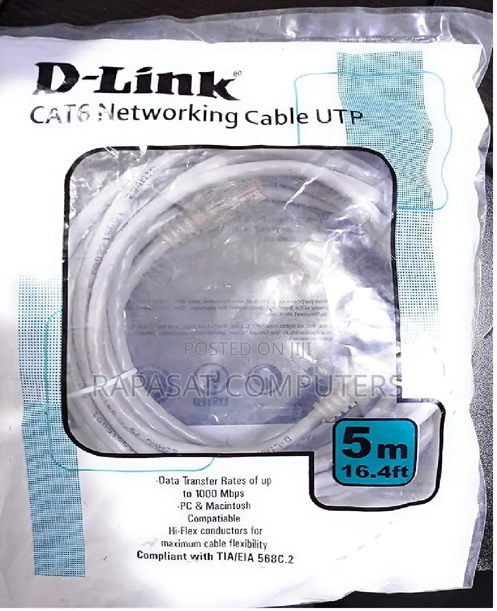 Dlink Cat6 Patch Cable 5m