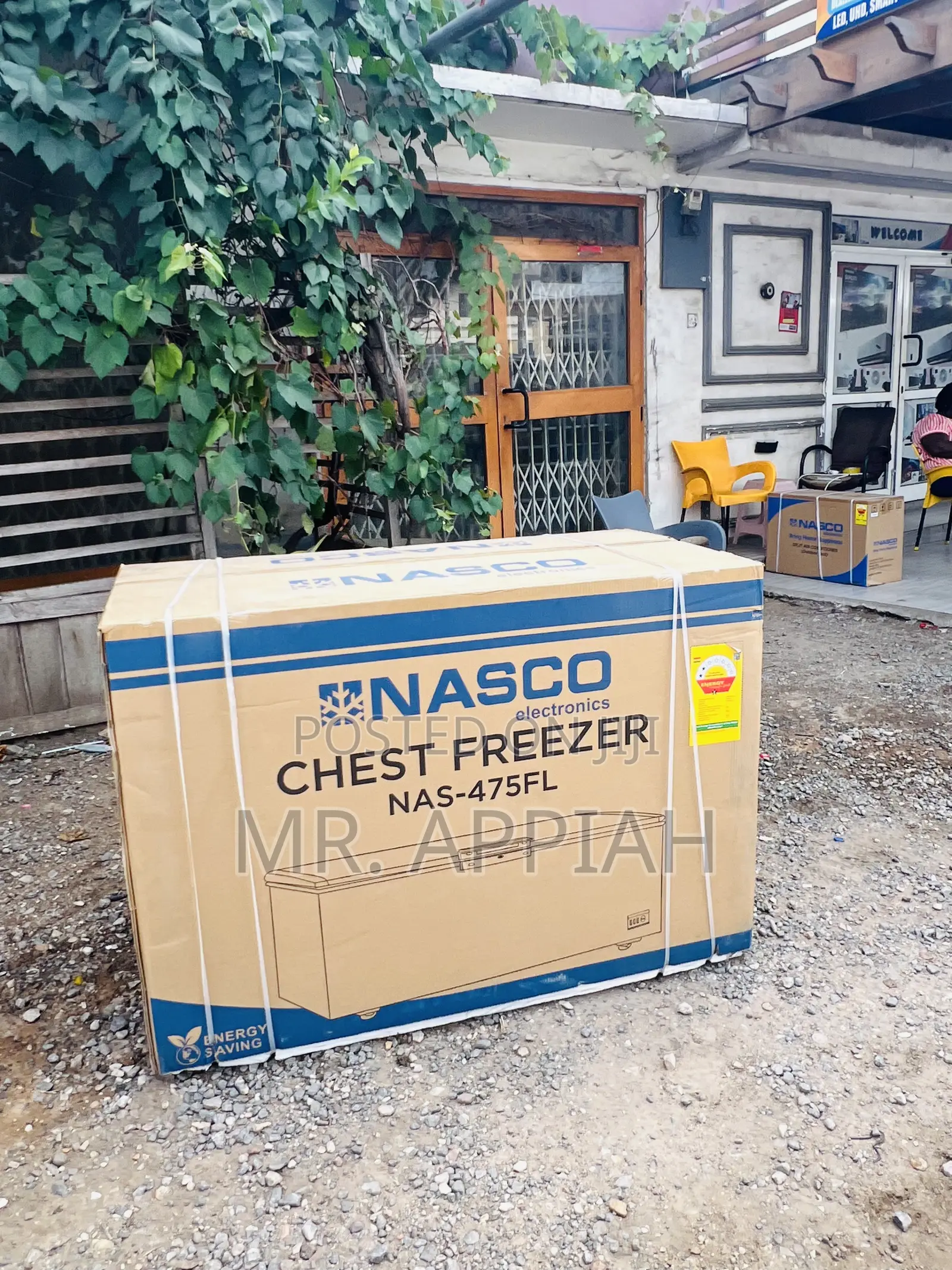 Extremely Cooling Nasco Nas475fl 400l Freezer(Gray) 