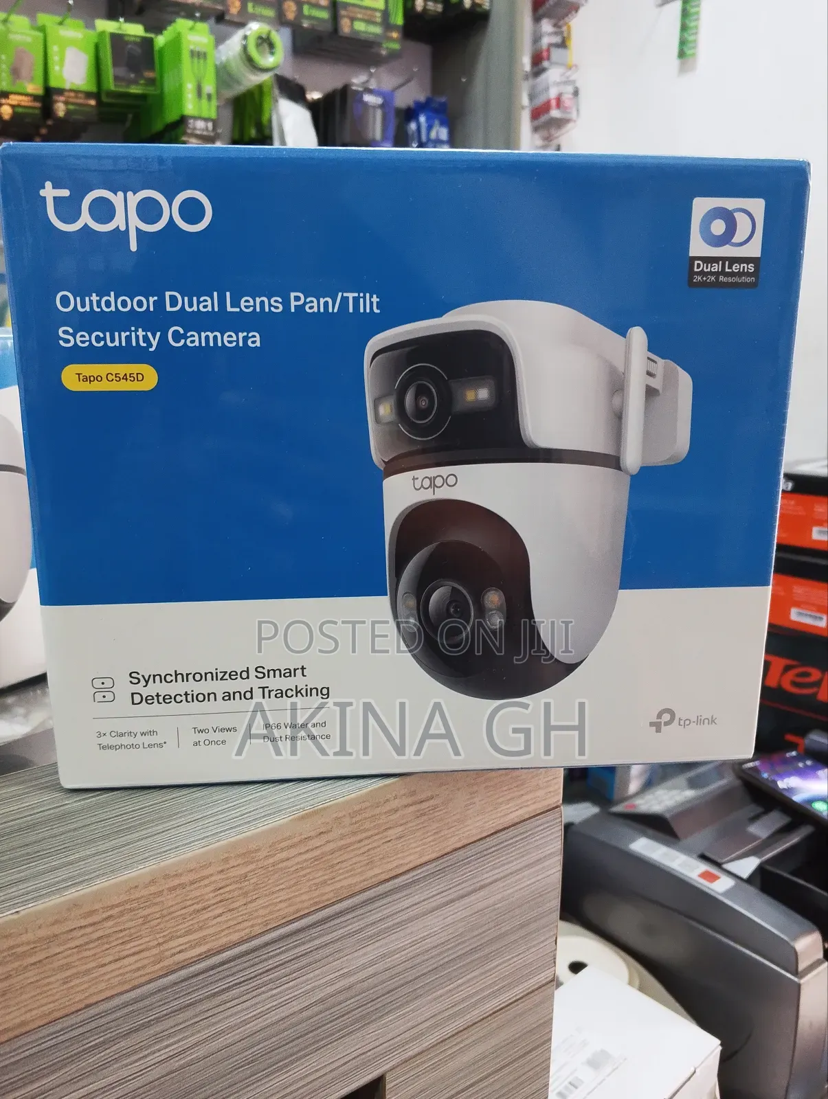 Tapo Outdoor Dual Lens Pan/Tilt Security Camera (Tapo C545d)