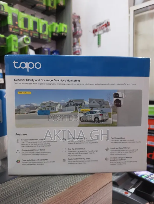 Tapo Outdoor Dual Lens Pan/Tilt Security Camera (Tapo C545d) 3