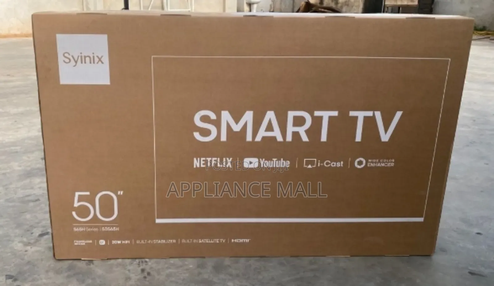Syinix Tv 50" Smart (New Arrivals)