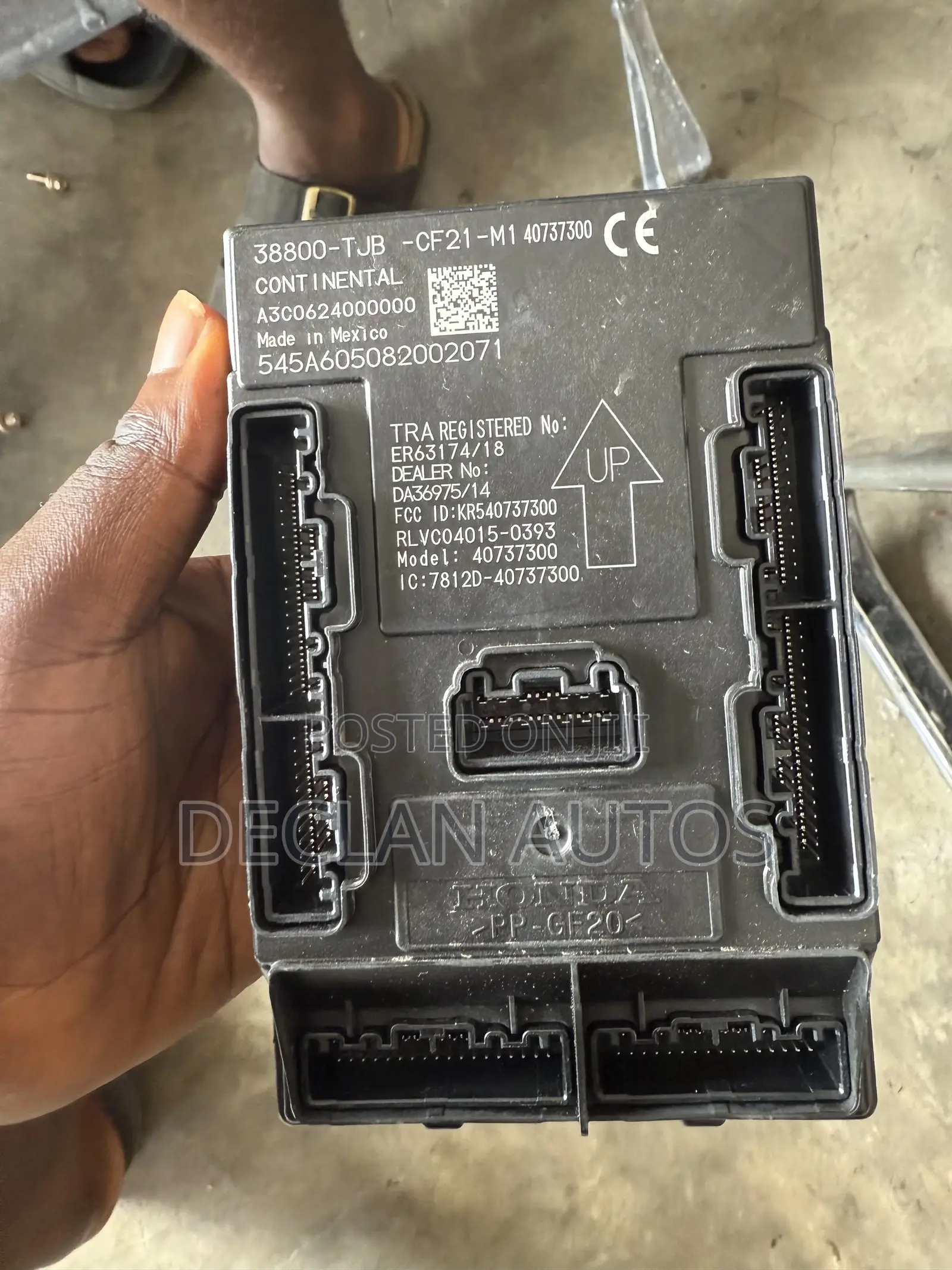 2019-2020 Acura Rdx Awd Body Control Module Bcm