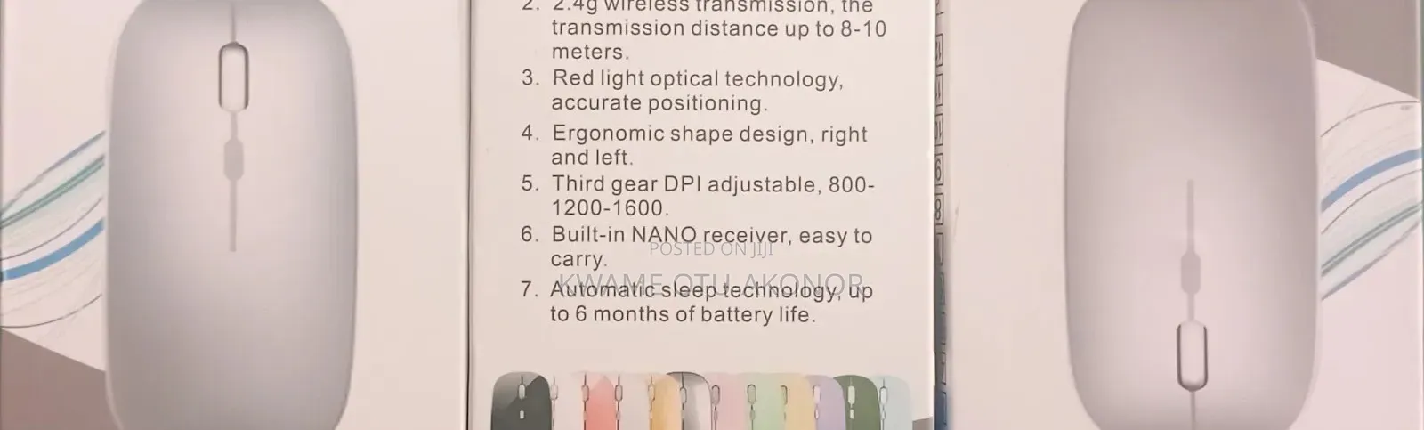 Bluetooth Wireless Rechargeable Mouse
