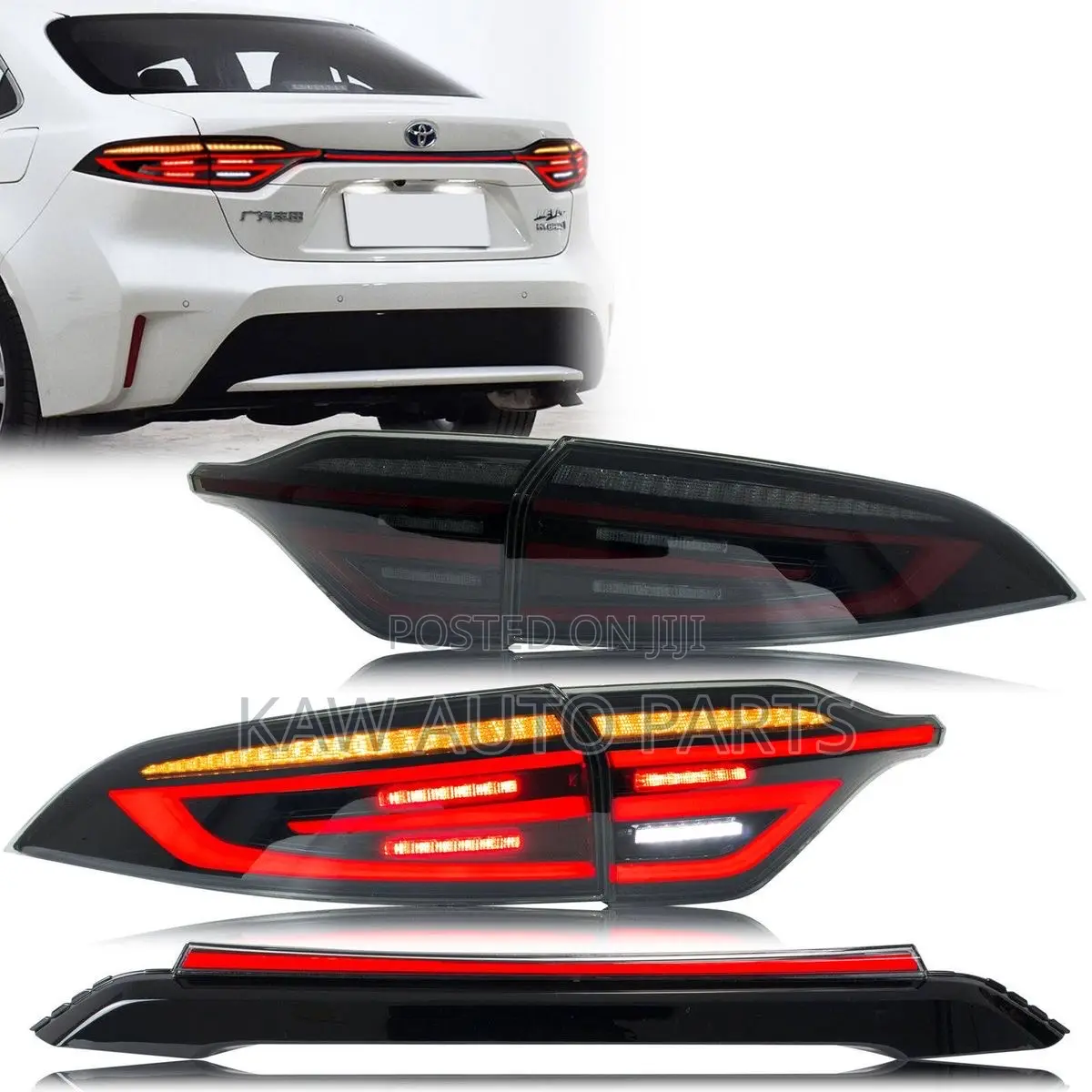2020,2021,2022,2023,2024 Led Taillight Center Light For Toyota Corolla