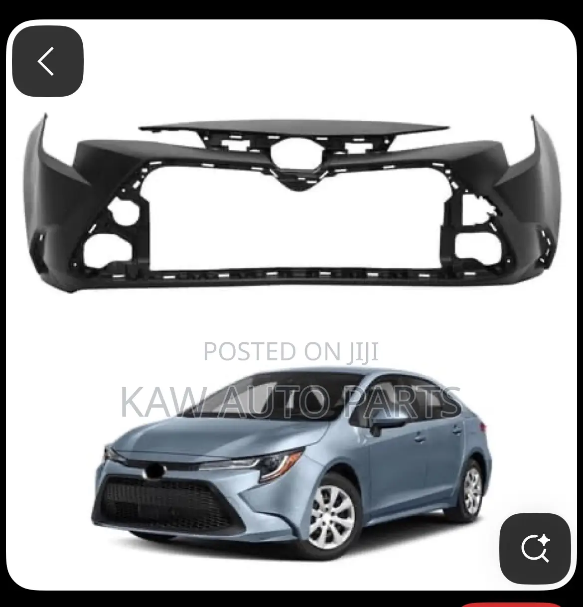 2020,2021,2022,2023,2024 Front Bunper For Toyota Corolla