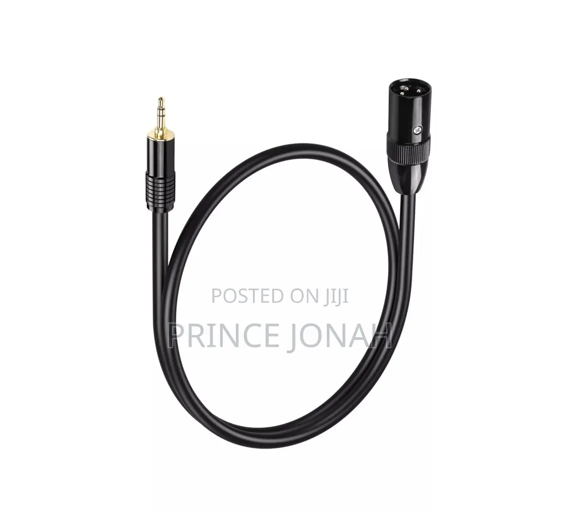 Pngknyocn XLR to 3.5mm 1/8 Inch TRS Male to XLR Male Cable