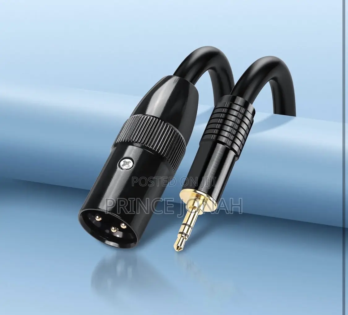 Pngknyocn XLR to 3.5mm 1/8 Inch TRS Male to XLR Male Cable