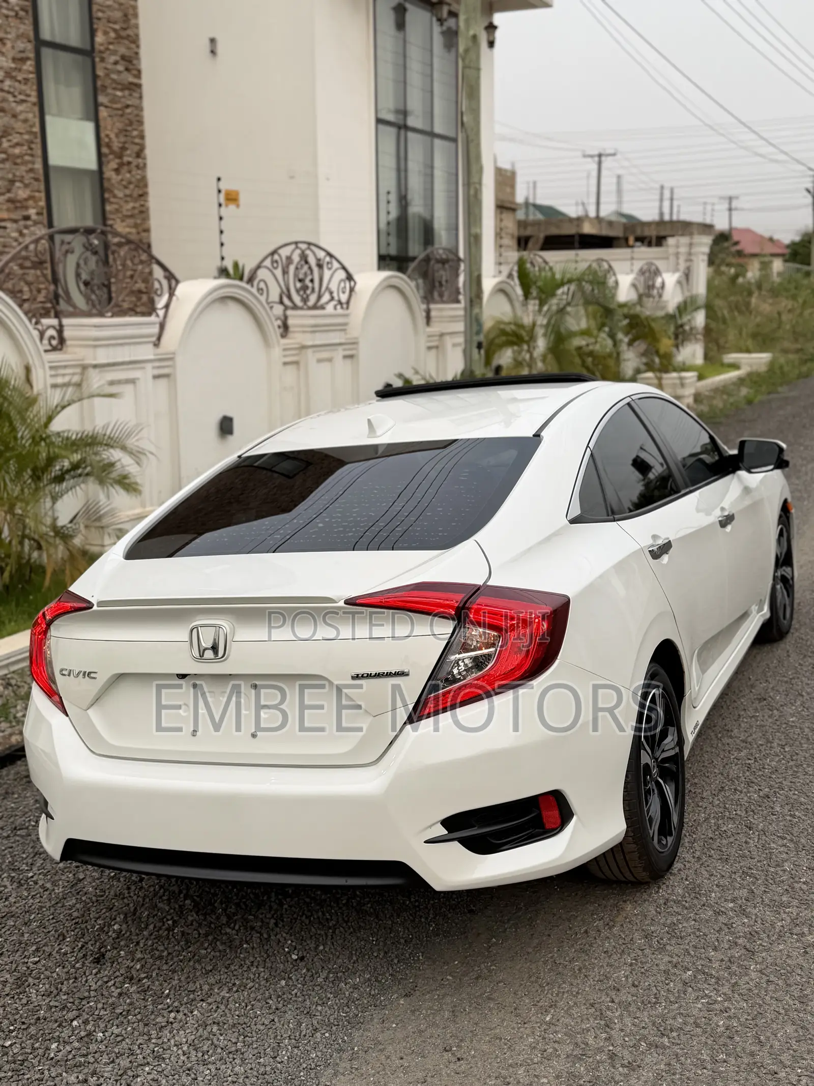 Honda Civic Touring Sedan 2018 White