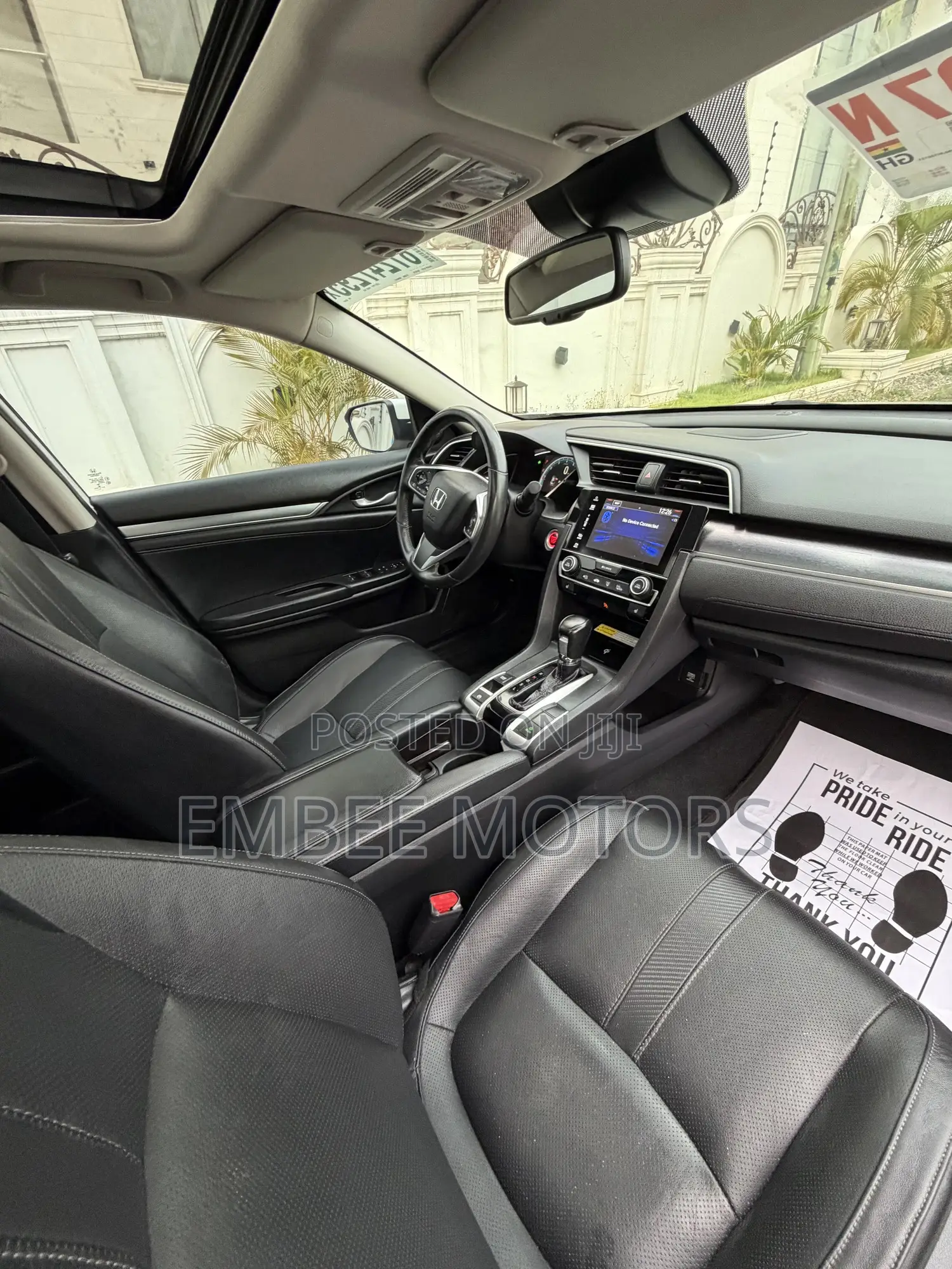 Honda Civic Touring Sedan 2018 White