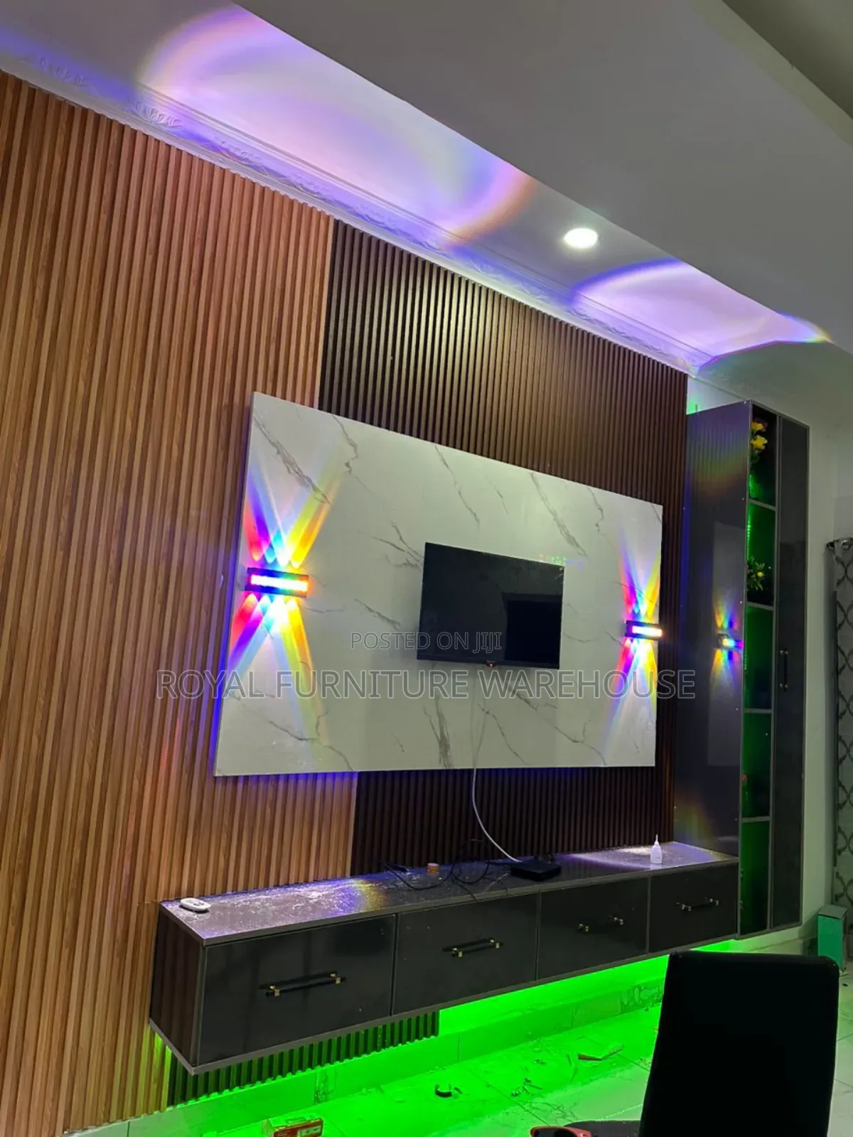 Wall Mount Tv Console Set