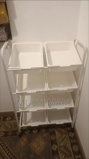 Trolley Storage Rack Home Office