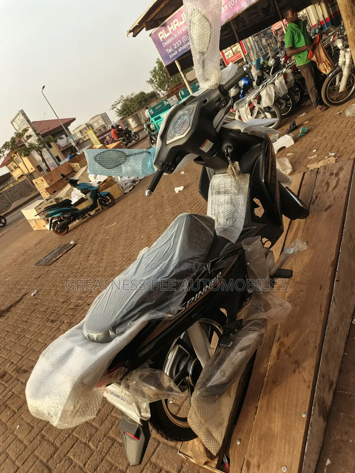 New Haojue UF115 2025 Black