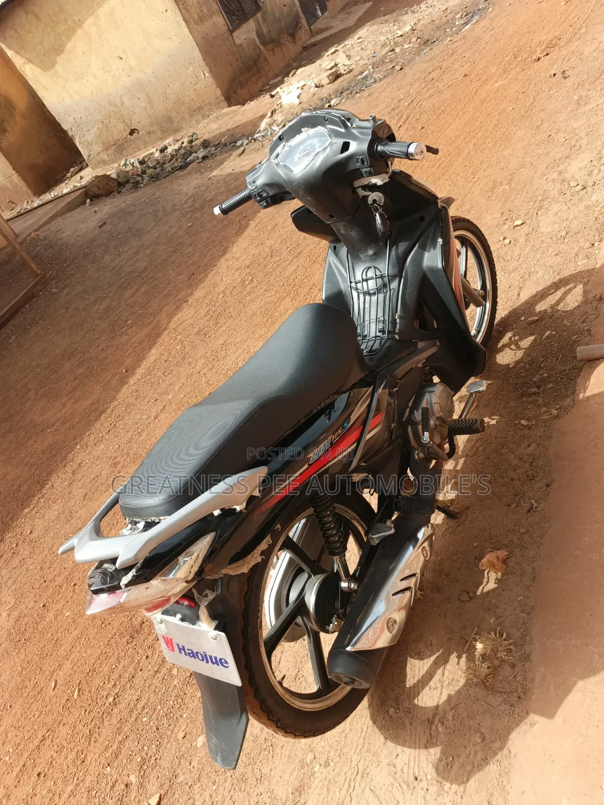 Haojue UH115/UH115S 2023 Black