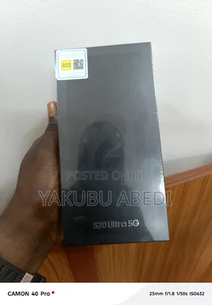 New Samsung Galaxy S20 Ultra 128 GB Black