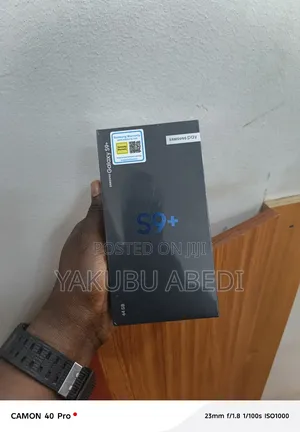 New Samsung Galaxy S9 Plus 64 GB Black