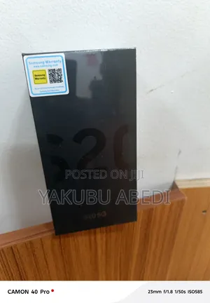 New Samsung Galaxy S20 128 GB Black