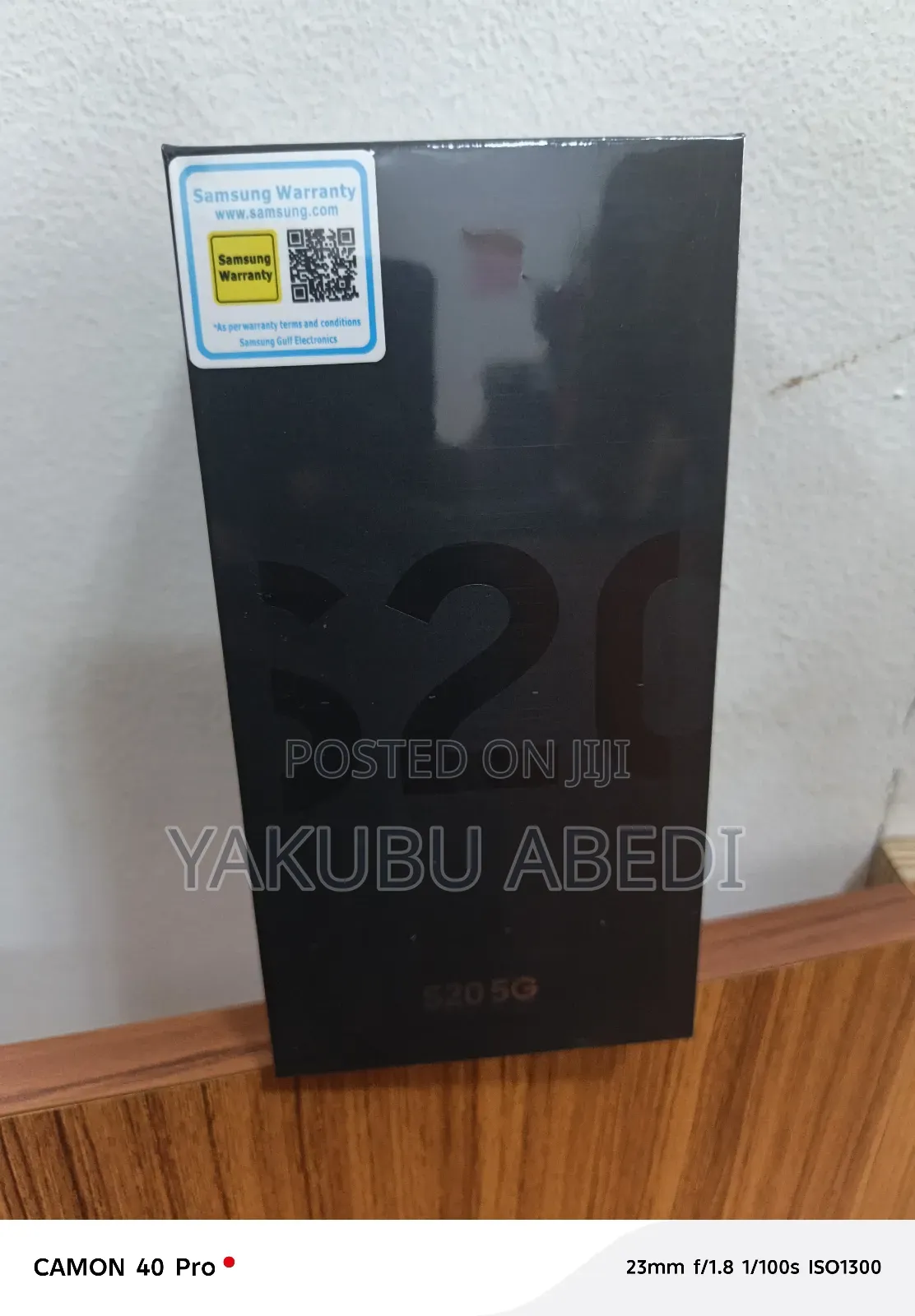 New Samsung Galaxy S20 128 GB Black