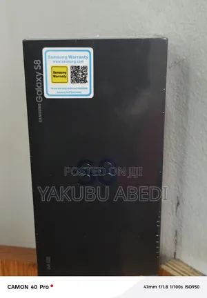 New Samsung Galaxy S8 64 GB Black