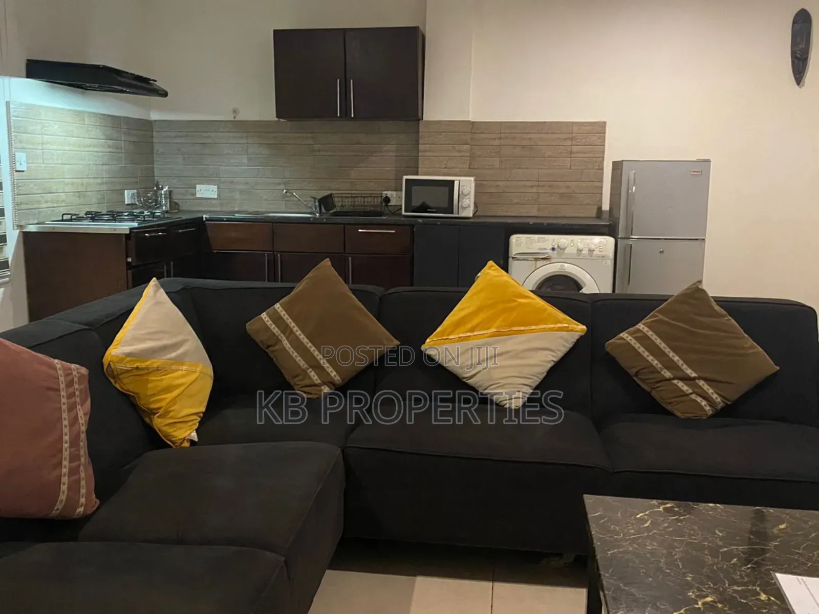 Furnished 1bdrm Apartment in Kb Properties, Spintex for rent