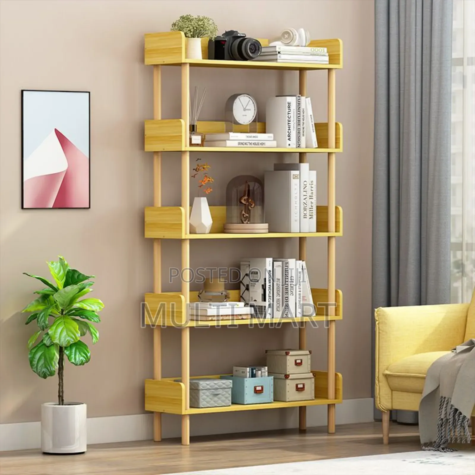 Modern Storage Rack Bookshelf Display Stand