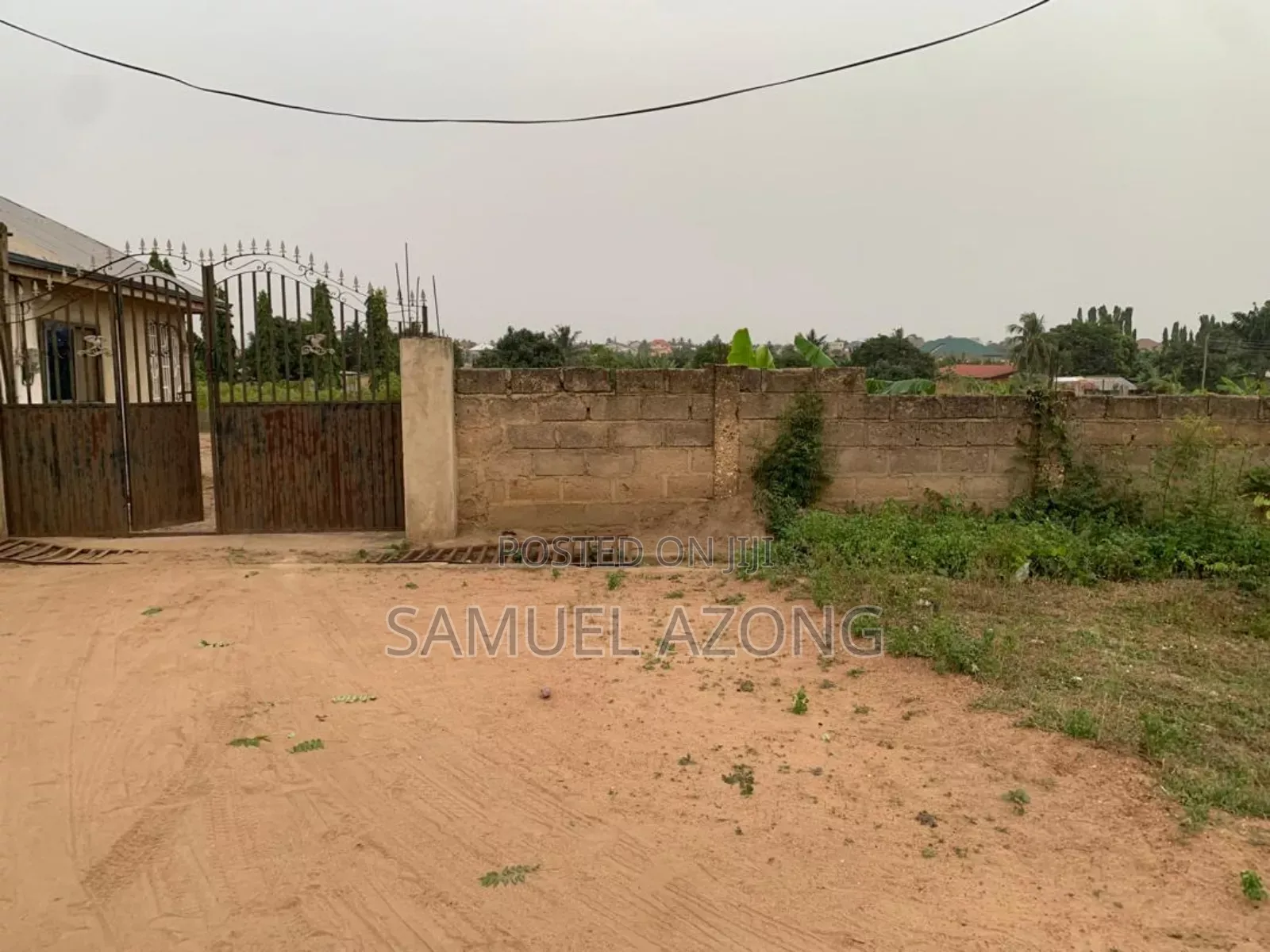 One Plot With Wall and Gated for Sale