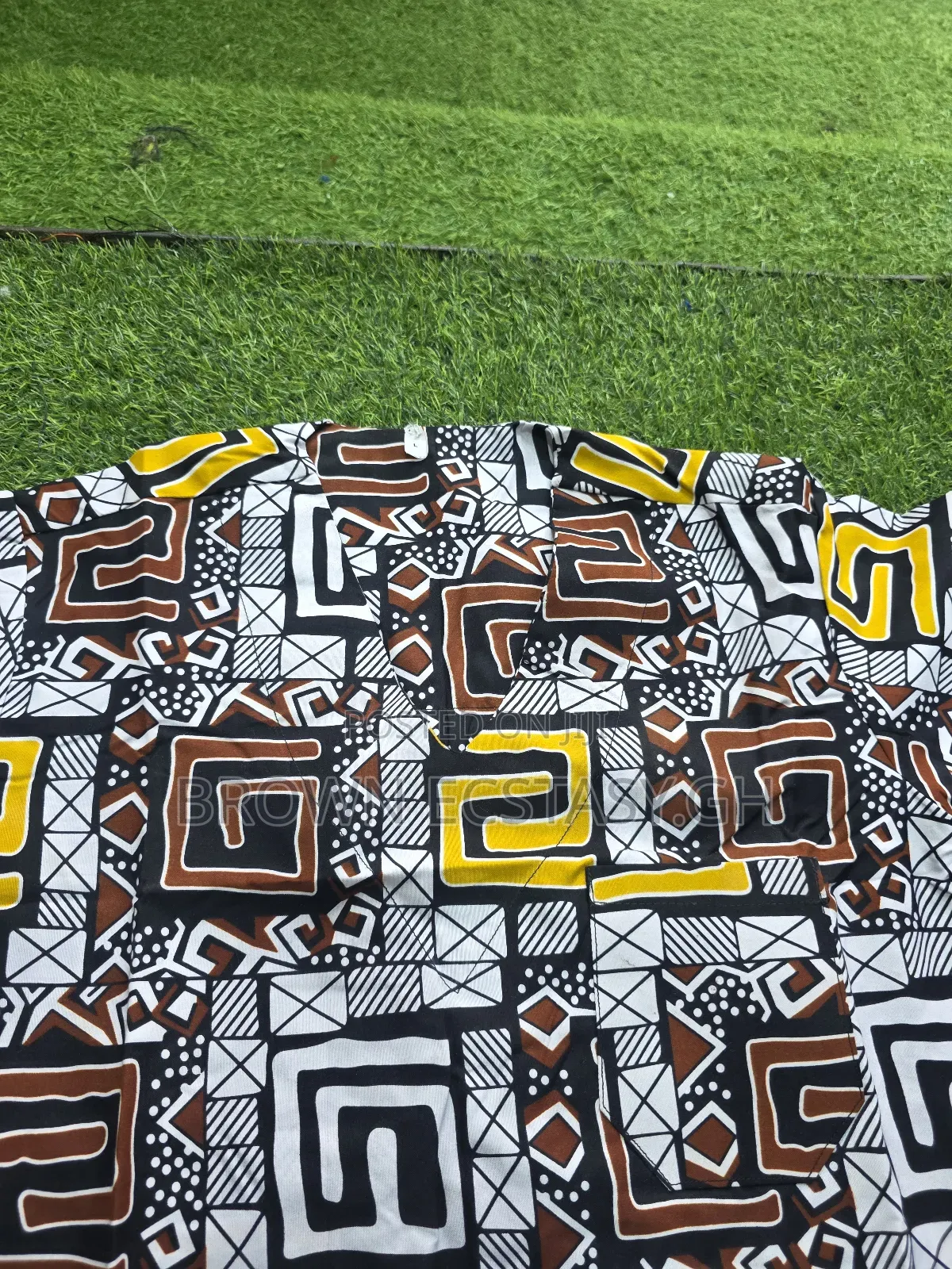 V-Necked African Print for Men (Swipe for More)