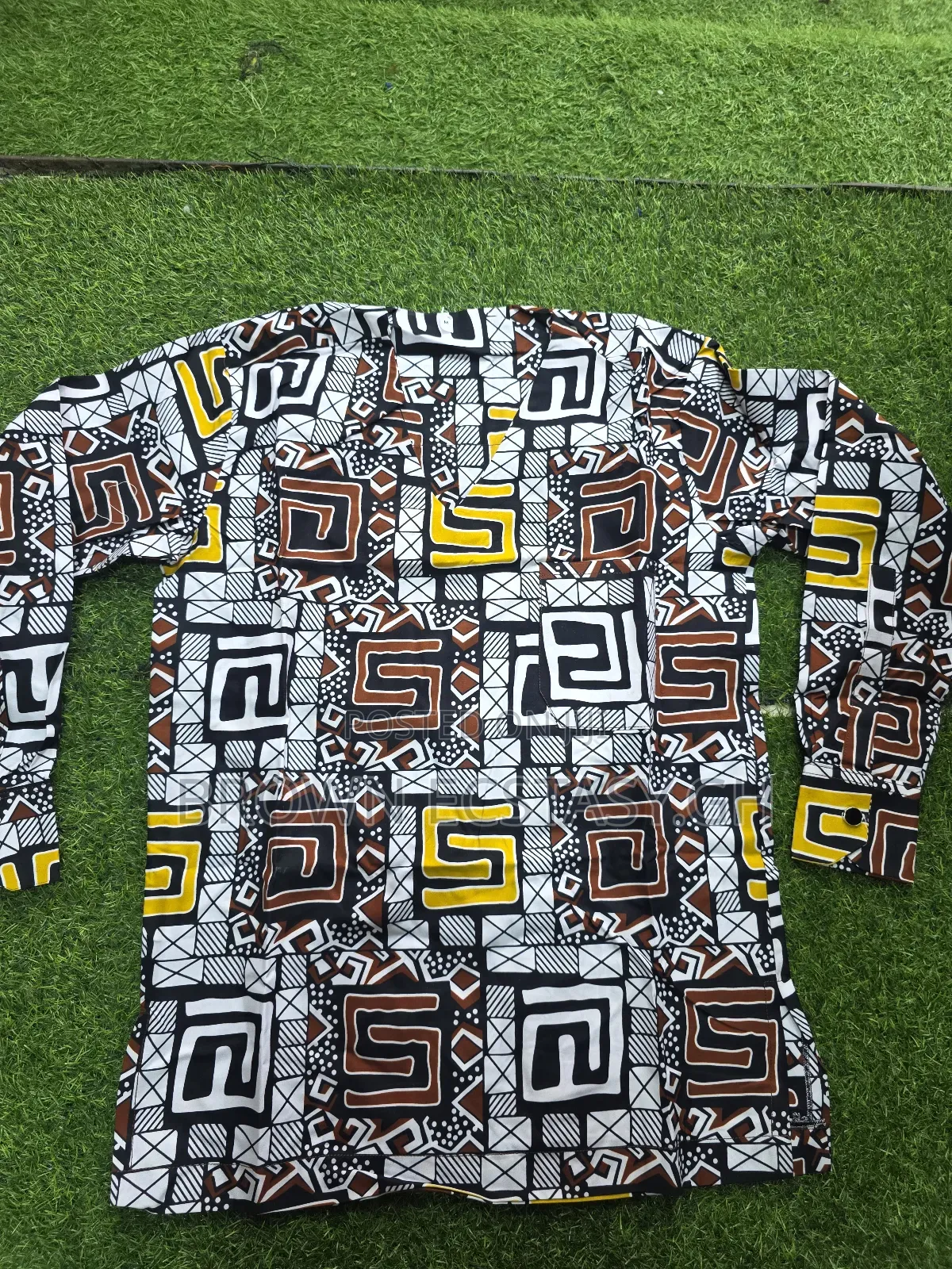 V-Necked African Print for Men (Swipe for More)